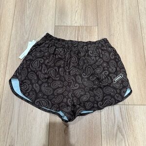 Lonsdale Black Paisley Women's Athletic Shorts